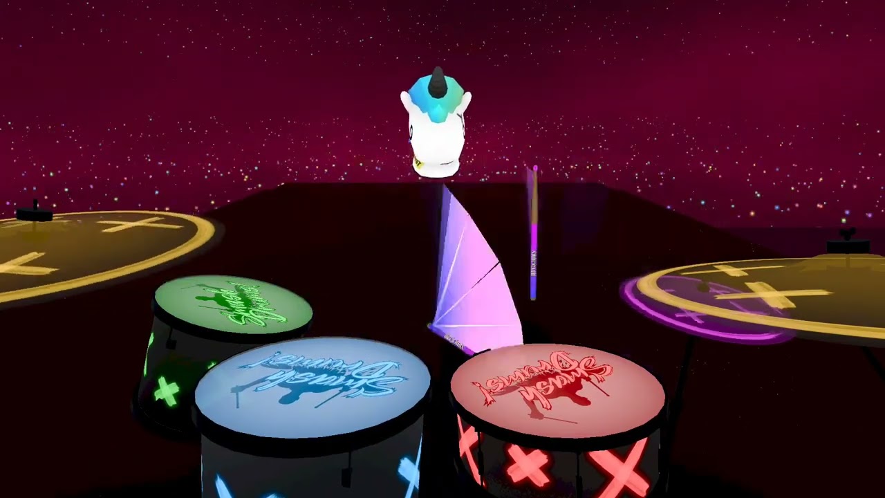 The new update is awesome! #smashdrums #vr 