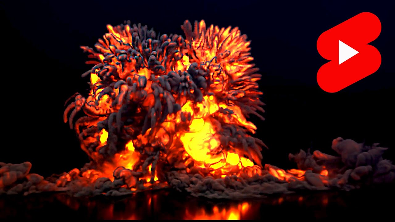 Green Screen Fire Explosion Logo Reveal-Free To Download-