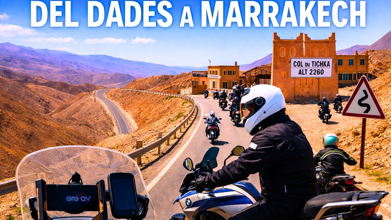 Col du TICHKA EN MOTO. La llamada ruta de la sangre