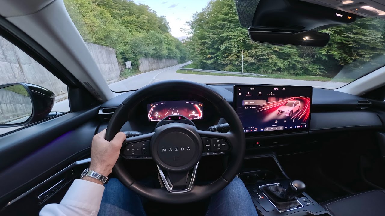 New MAZDA CX-5 2026 (Europe) - POV test drive (COUNTRY roads & HIGHWAY) 141 HP