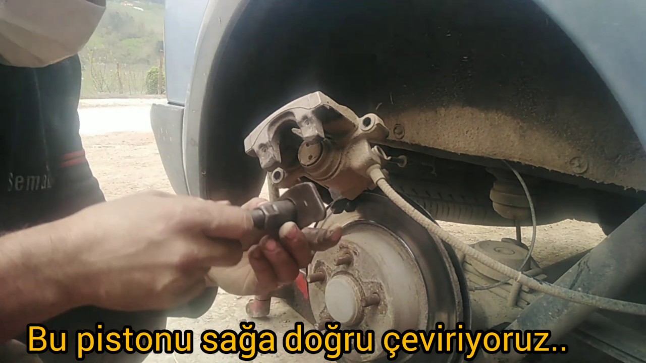 Ford Connect Tamiri arka Disk Fren Balata değişimi | Nasıl Yapılır.