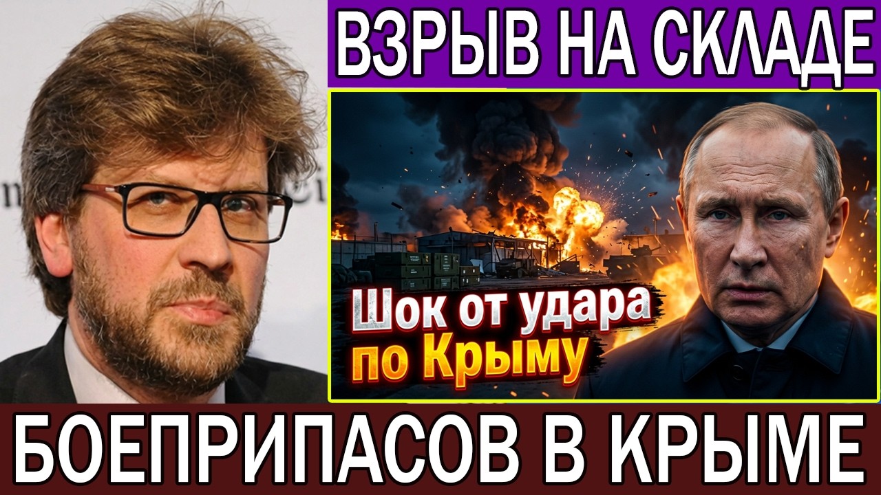 Склад боеприпасов в Крыму поражён дронами &mdash; Россия быстро несёт потери боеприпасов | Фёдор Лукьянов