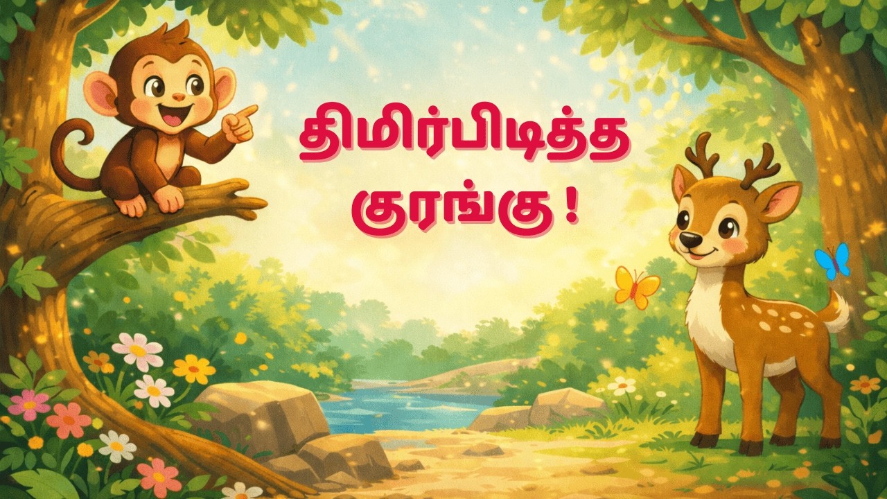திமிருபிடிச்ச குரங்கு 🐒 | குழந்தைகளுக்கான அழகான நெறி கதை