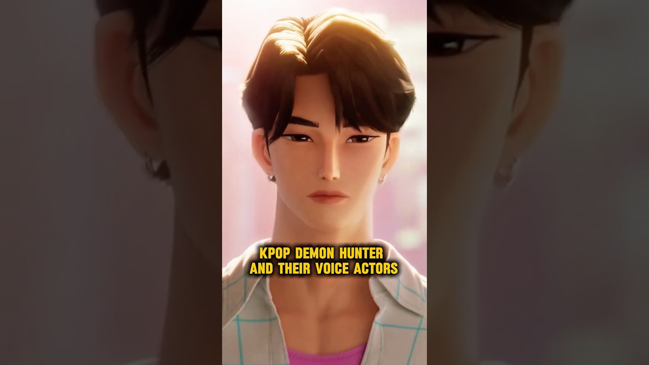 This Cast Is INSANE! KPop Demon Hunters Voice Reveal 🎧 #shorts #kpopdemonhunters #kpop