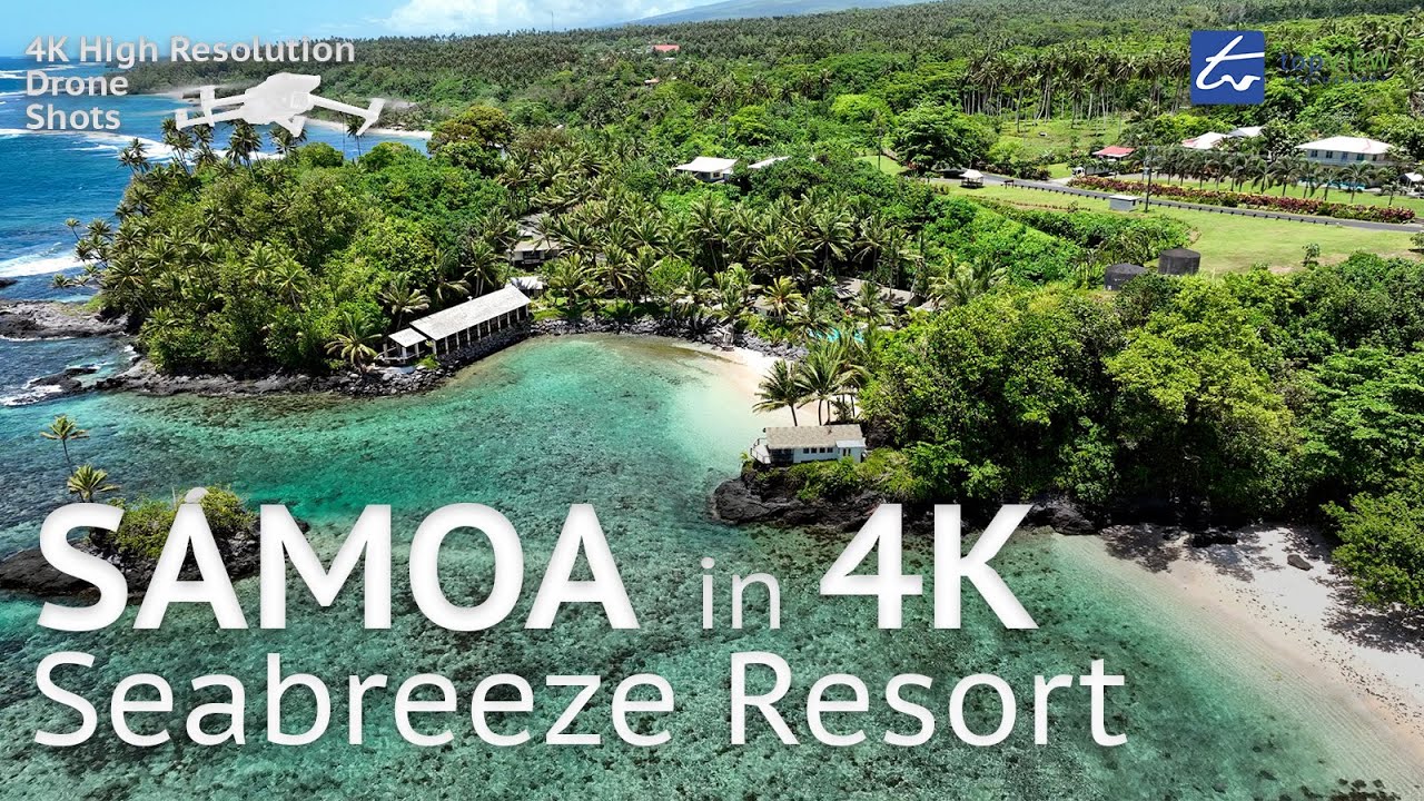 Seabreeze Resort, Samoa - Resorts & Accommodation - 4K Drone & 360° Tour Views