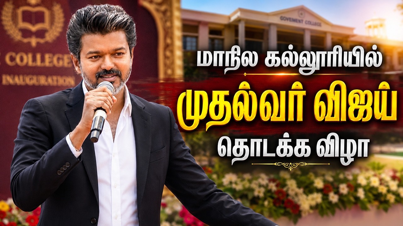 🔴Live : CM Vijay Today Speech 🔥Tamil Nādu CM Vijay Distributes 2,144 Healthcare Appointment Orders