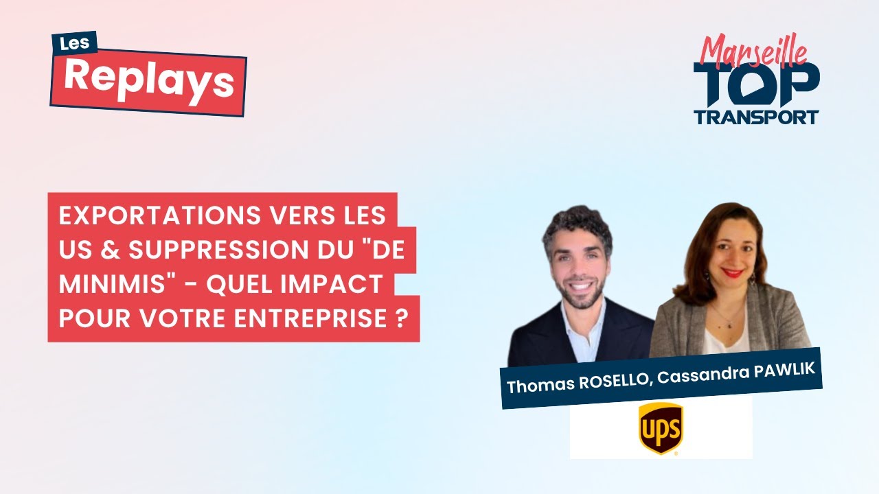 Exportations vers les Etats-Unis et suppression des 