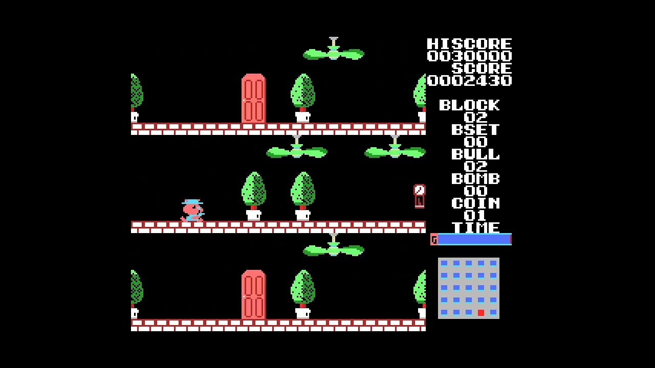 Inspecteur Z (HAL Laboratory, 1986) MSX1 | Full Gameplay by Marco Lazzeri