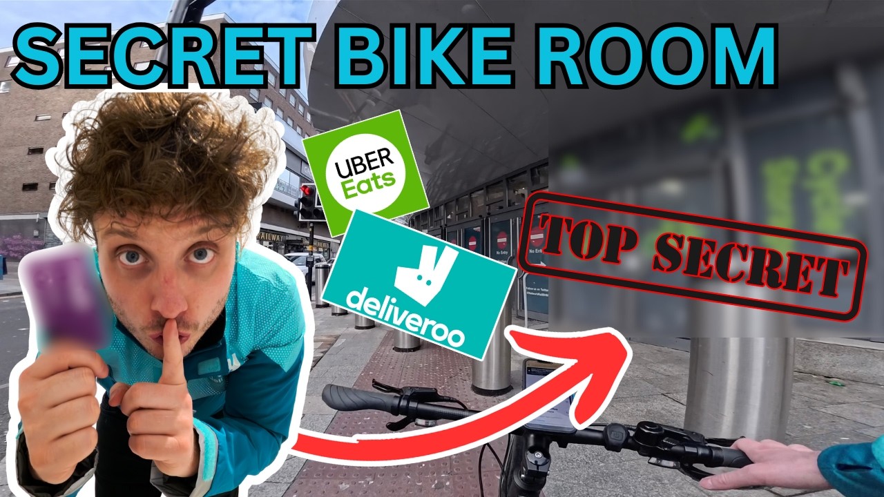 Birmingham’s Hidden Bike Storage EXPOSED 🚲🔐 | Uber Eats & Deliveroo Vlog