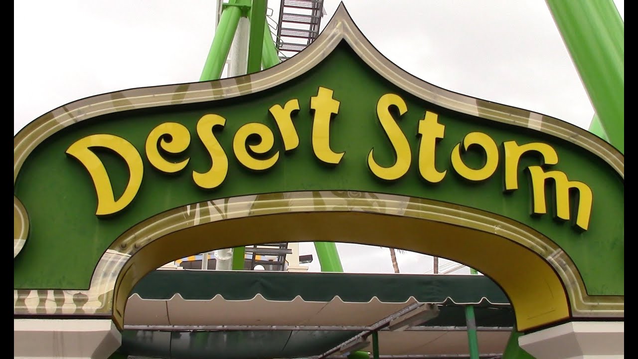 Desert Storm Review Castles n' Coasters HD 60fps