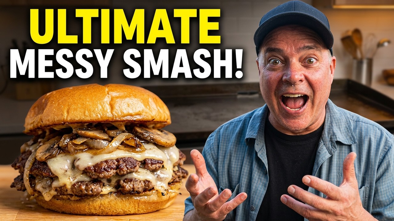 The Ultimate Mushroom Onion Swiss Burger Recipe