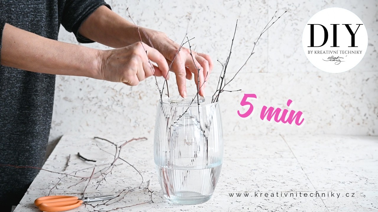 Jarní dekorace za 5 minut 🩷 Snadná a netradiční přírodní výzdoba | DIY