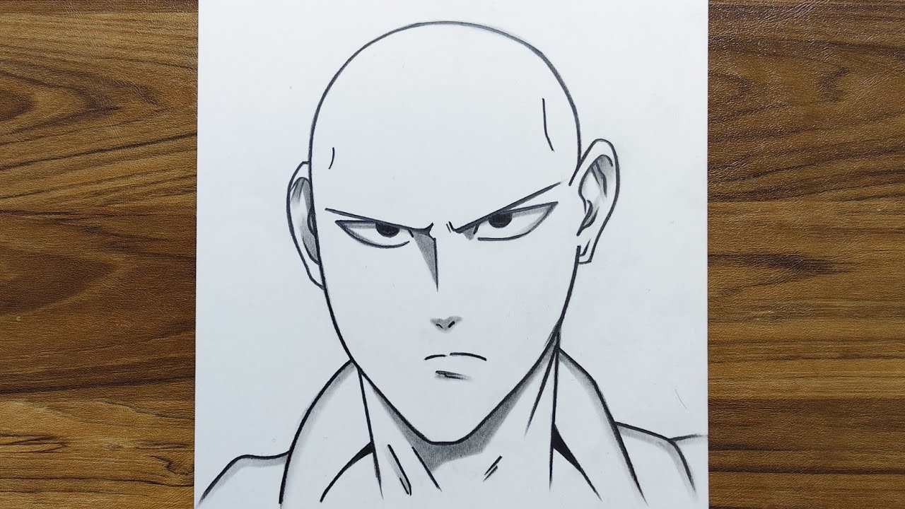 Draw SAITAMA - One Punch Man for Beginners | Step-by-step Easy to draw