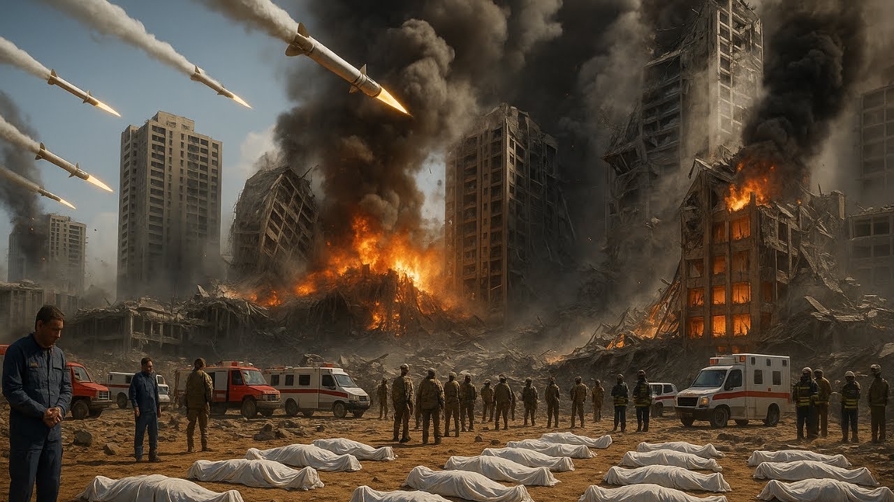 800 Israeli Soldiers Killed‼️Iranian Missiles Slam Into Military Base