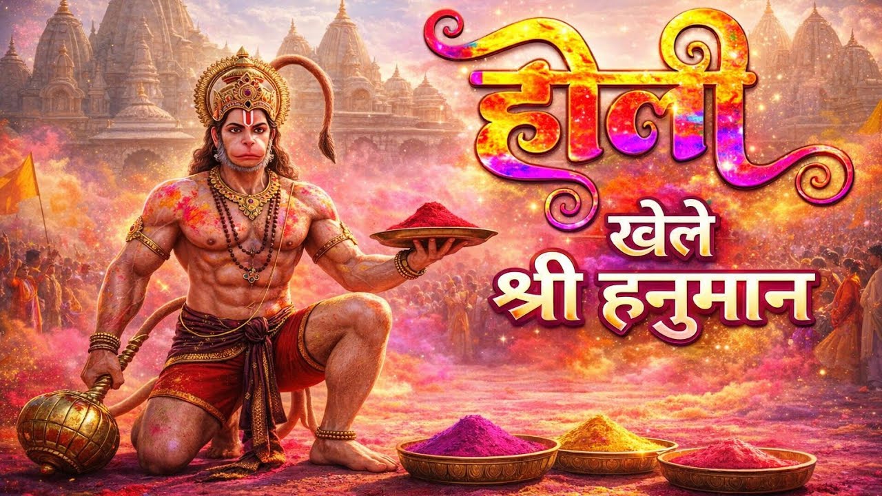 होली खेले श्री हनुमान 2026 Dj song #holi #holisong #hanuman #ram #holiparty #holidj 