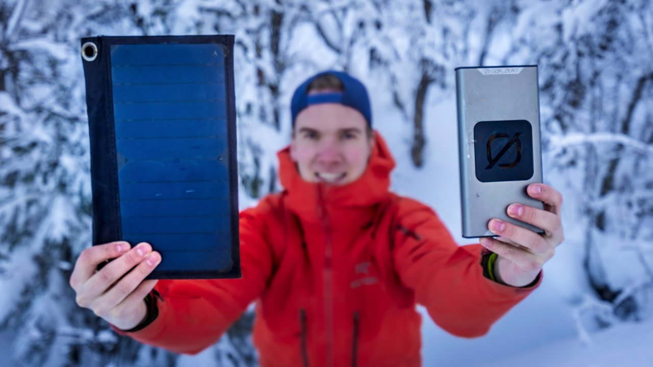 SOLCELLEPANEL eller POWERBANK - Hva er egentlig best til friluftsliv?