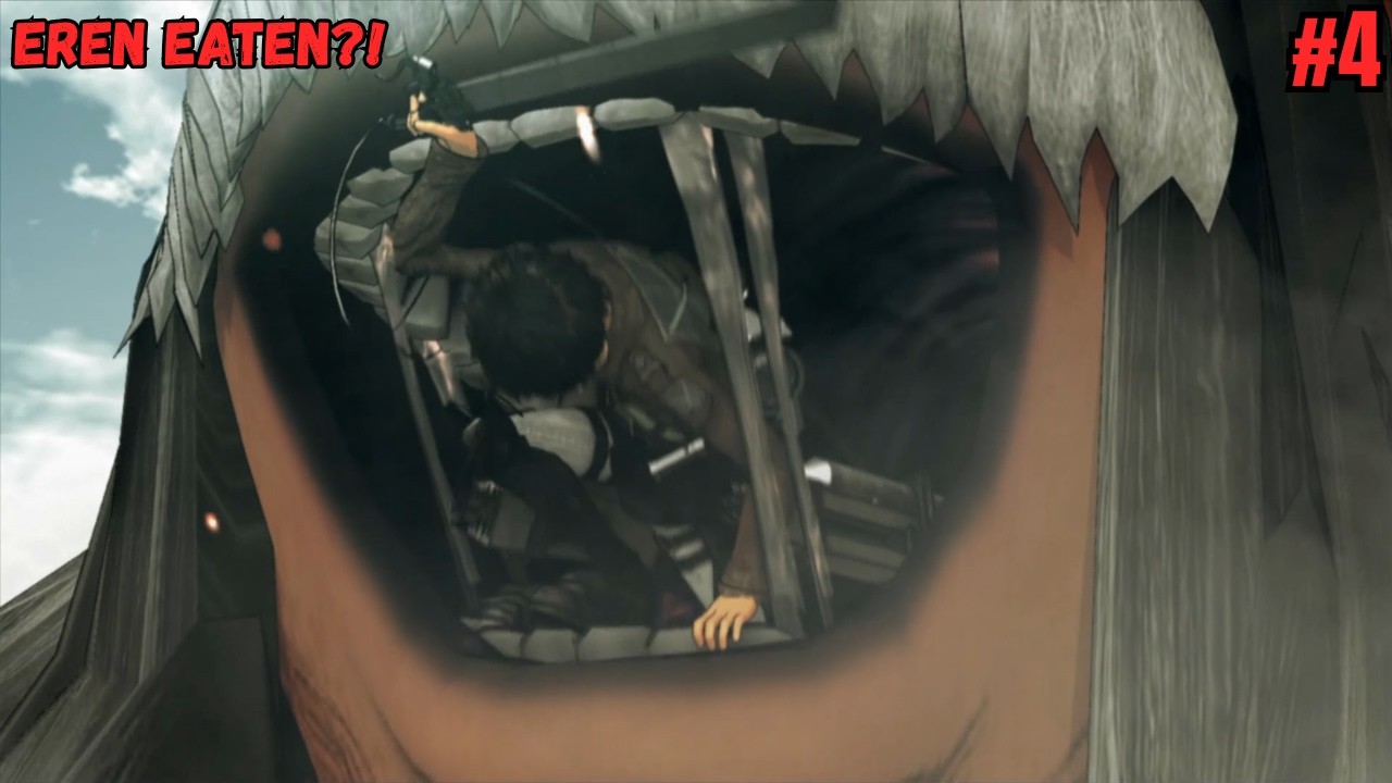 EREN GOT EATEN?! 😱 | Attack Titan Attack | Attack on Titan Gameplay #4 |