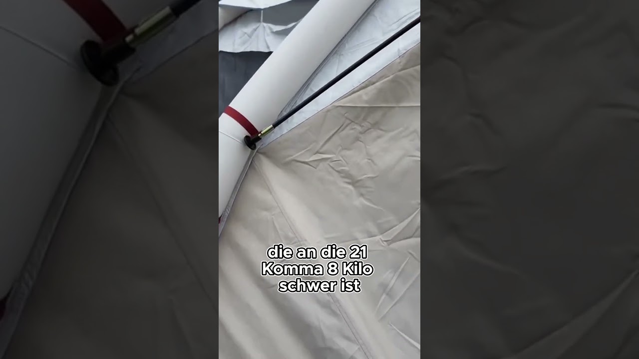 Quechua Familienzelt aufblasbar Air Seconds 4.2 Polybaumwolle - 4 Personen in 2 Kabinen