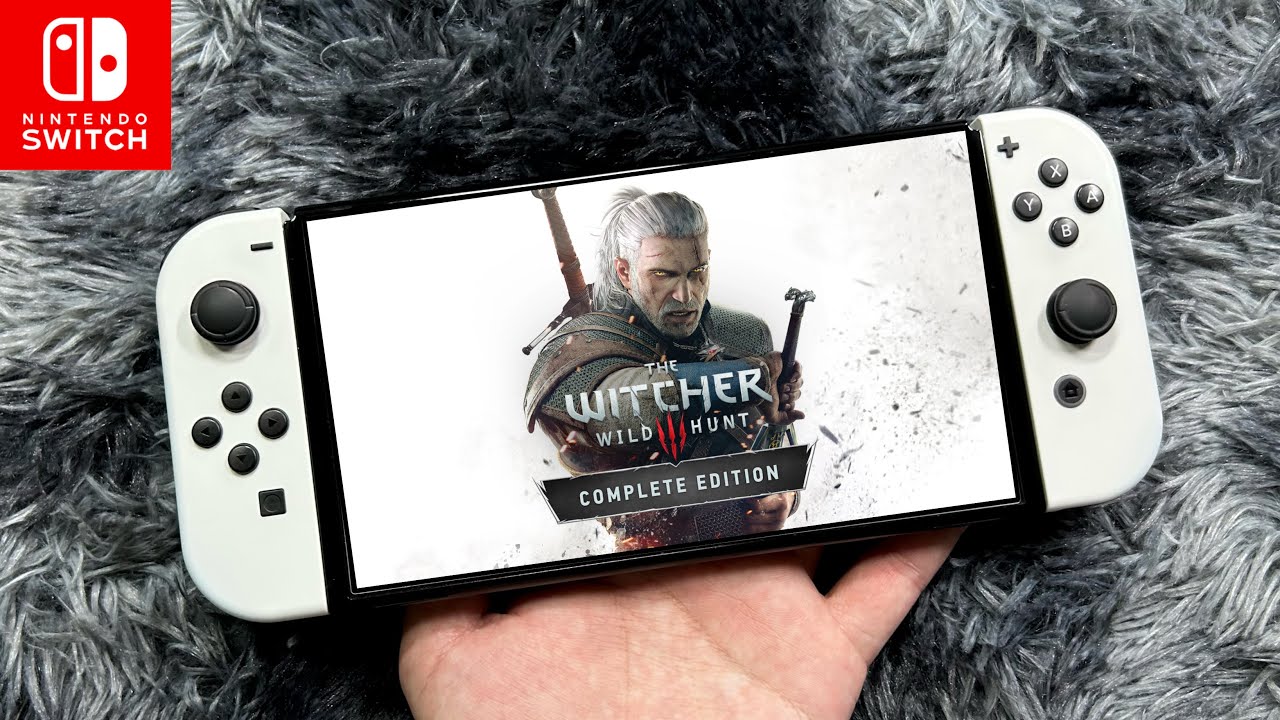 The Witcher 3 Wild Hunt Complete Edition на Nintendo Switch OLED-геймплей