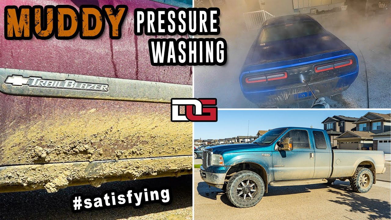 Super Muddy Pressure Washing Compilation Vol 9 | Satisfying Car Detailing Power Washing