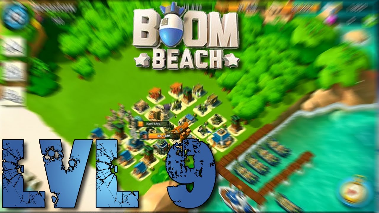 Boom Beach Headquarters Lvl 9 Defense Strategy