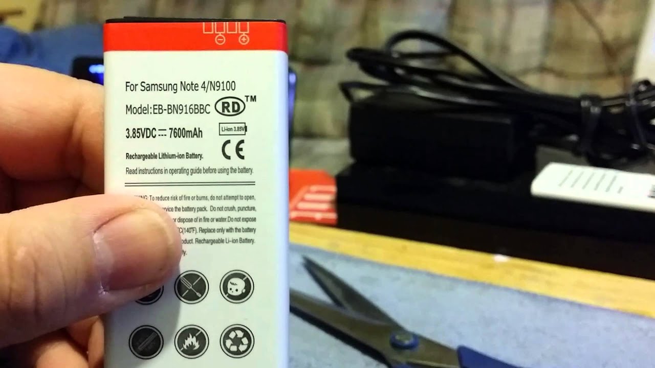 Galaxy NOTE 4 Extended Battery 7600mAh