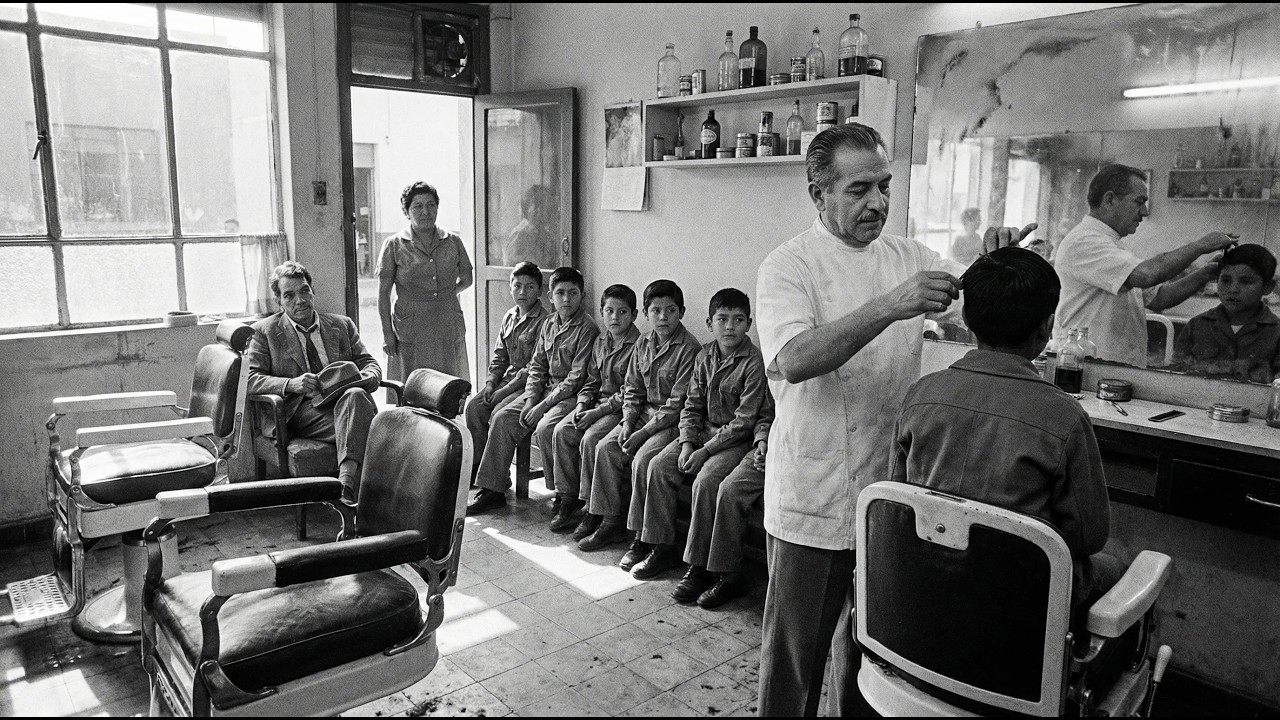 Cantinflas vio barbero cortando GRATIS a huérfanos cada semana—cuando preguntó por qué lo DESTRUYÓ
