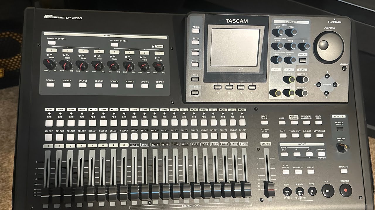 What’s going on with the Tascam DP32?
