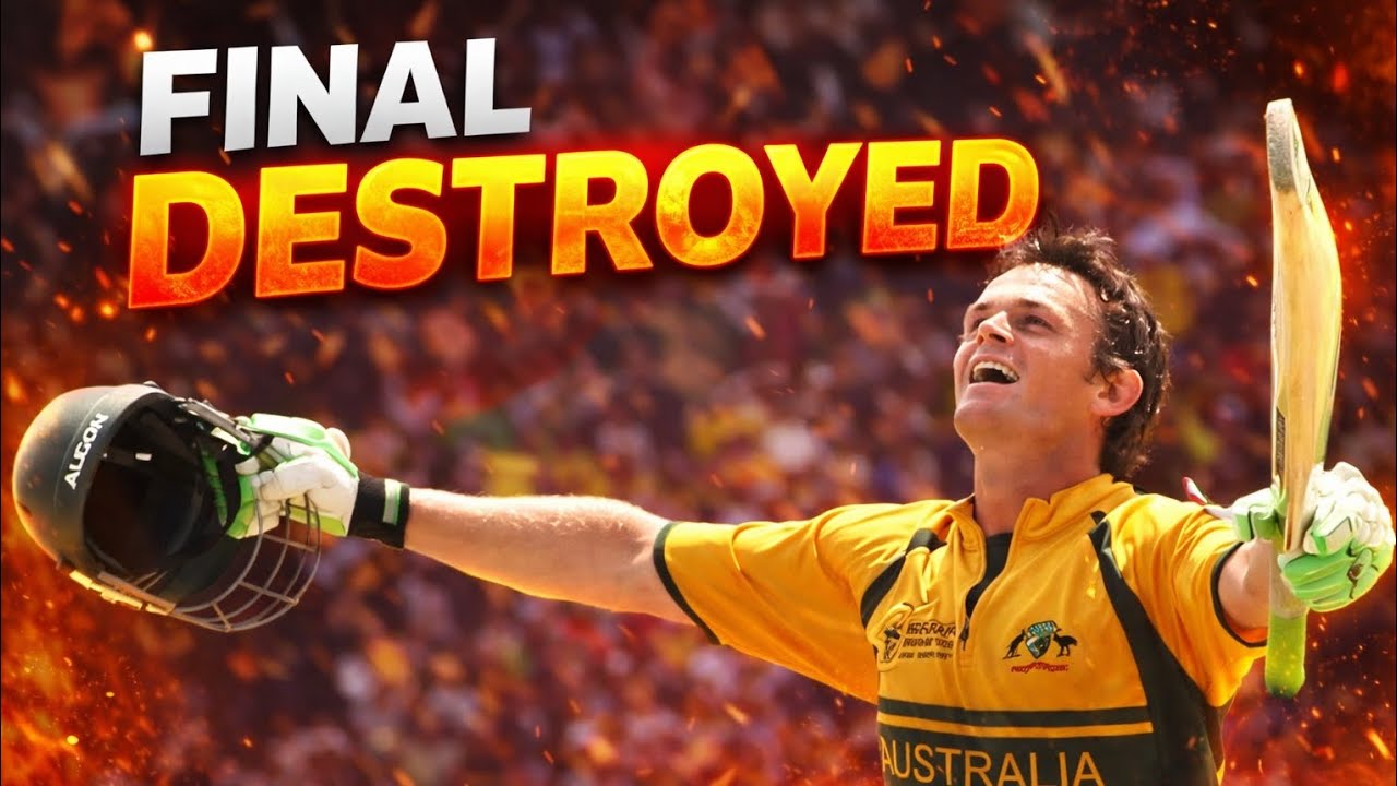 One Final… One Storm… Gilchrist Changed History Forever
