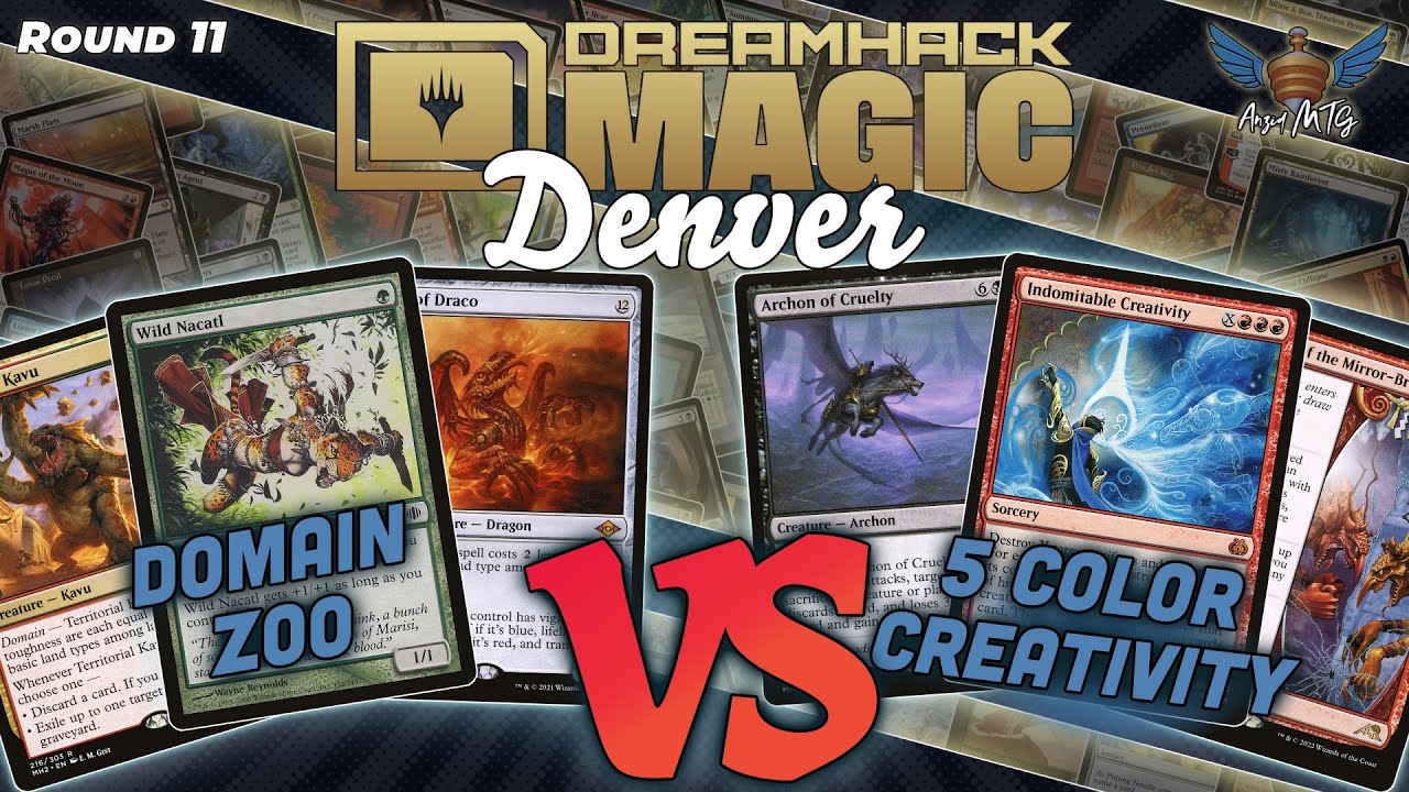 MTG Modern | Domain Zoo vs 5 Color Creativity | Dreamhack Denver | Round 11