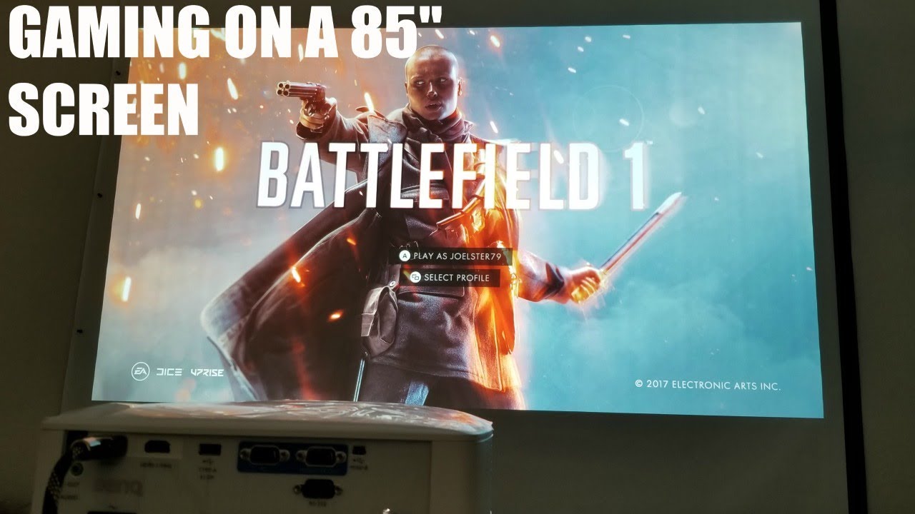 Hands on gaming projector BenQ TH671ST lowest input lag