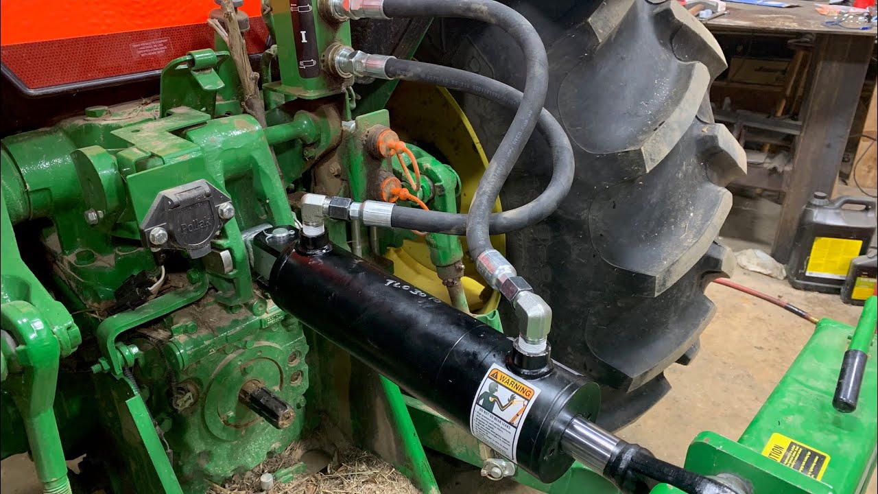 NEW hydraulic top link cylinder installed on my John Deere 5075e tractor!