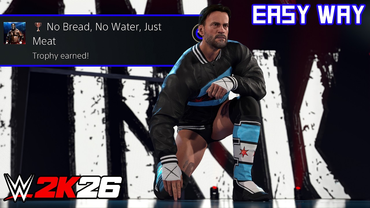 WWE 2K26 - No Bread, No Water, Just Meat (Trophy/Achievement) | Easy Way