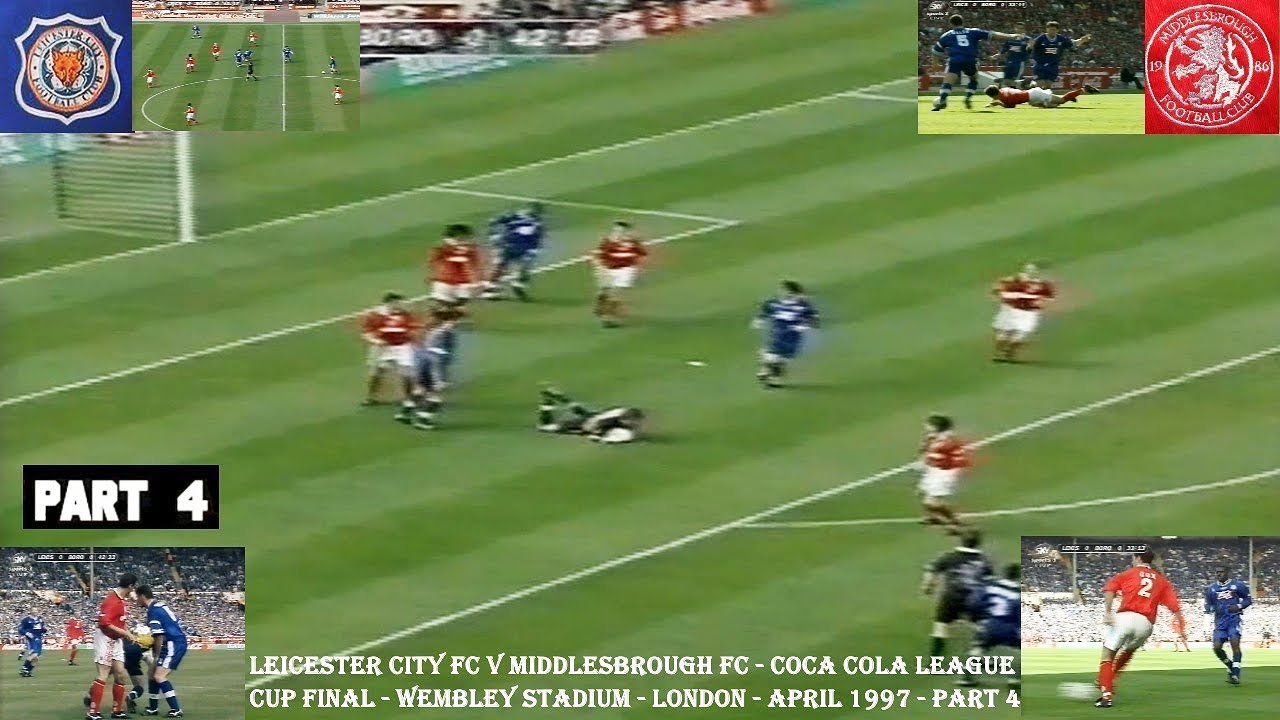 LEICESTER CITY FC V MIDDLESBROUGH FC – FOOTBALL LEAGUE CUP FINAL 1997 – PART FOUR - WEMBLEY STADIUM.