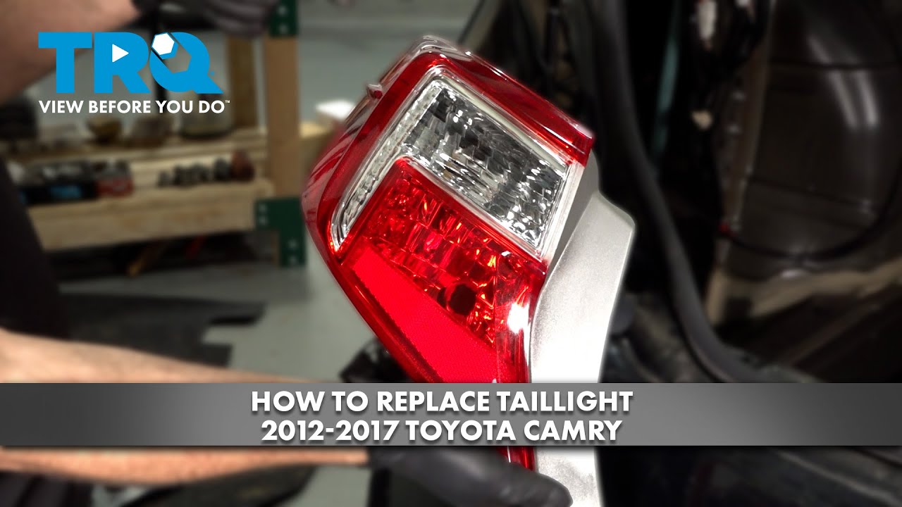 How to Replace Taillight 2012-2017 Toyota Camry