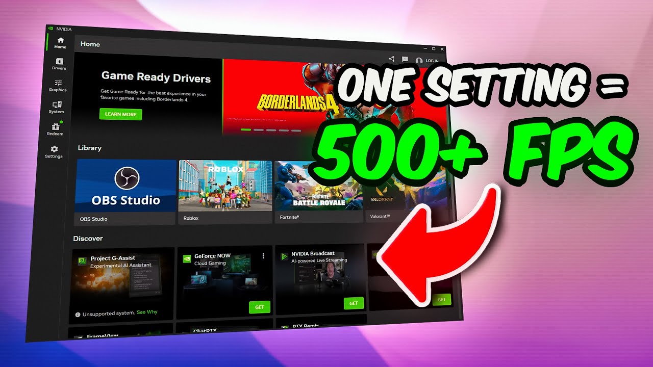 BEST NVIDIA App Settings for FPS BOOST & NO DELAY *2025*
