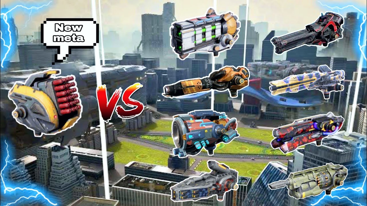 [WR] 🔥 Jaw VS All meta Medium Weapon Comparison |War Robots|