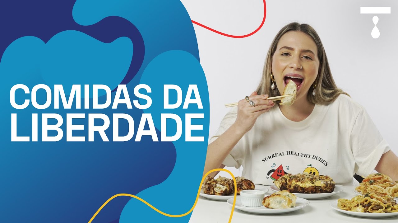 LIZ AVALIA COMIDAS DE RUA DA LIBERDADE | Liz Pede Bis