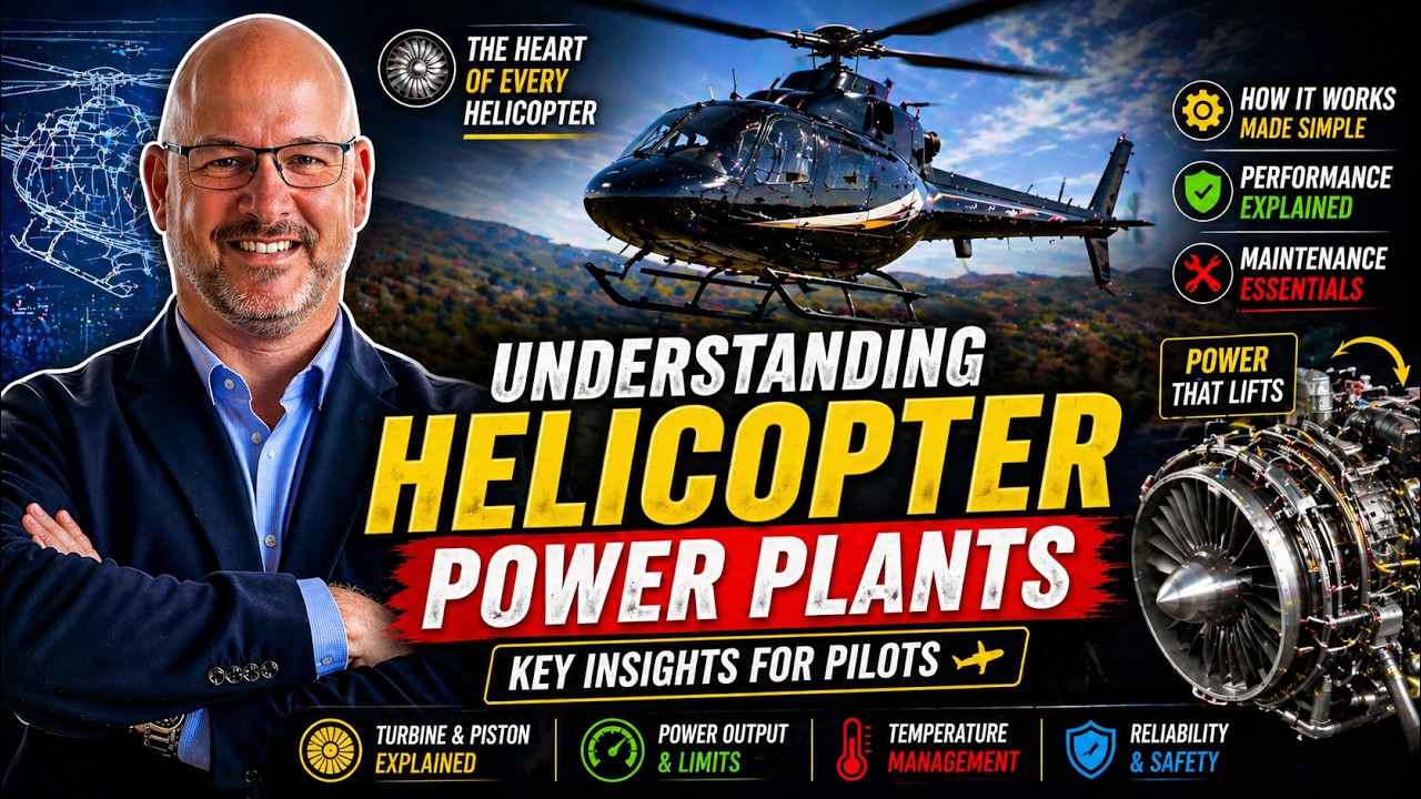 Helicopter lesson in 15 Minutes! Understanding Helicopter Power Plants  Key Insights for Pilots ✈️