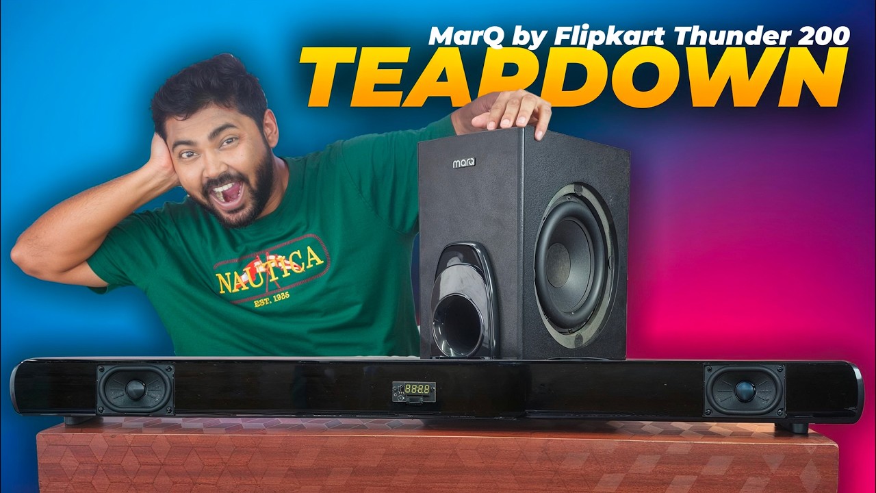 MarQ Thunder 200 Soundbar Teardown | What’s Inside? Complete Disassembly