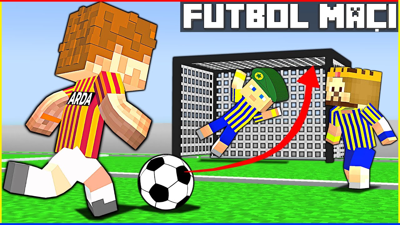 ARDA VS R&Uuml;ZGAR FUTBOL MA&Ccedil;I YAPIYOR! 😱 - Minecraft