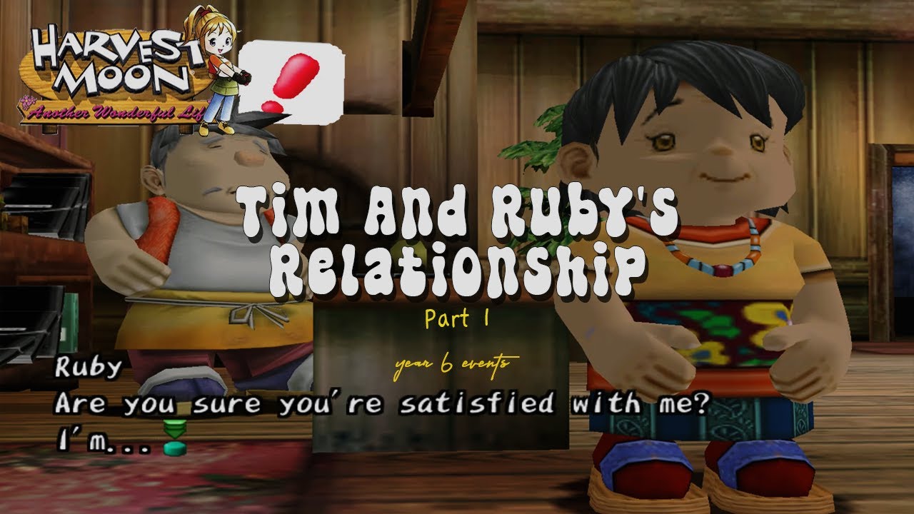 Event Tahun Keenam - Hubungan Pernikahan Tim dan Ruby Part 1 di Harvest Moon: Another Wonderful Life