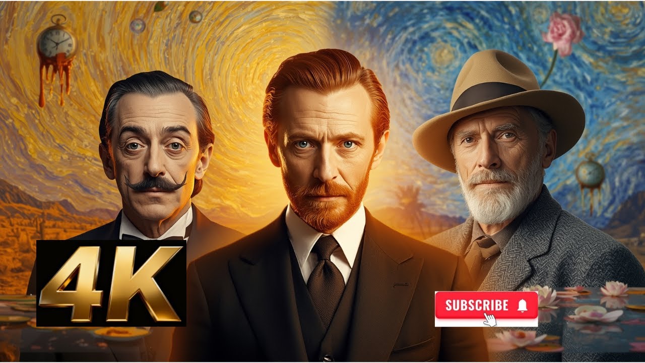 When Dalí, Van Gogh & Monet Meet in the Dreamscape | A Cinematic AI Art Journey