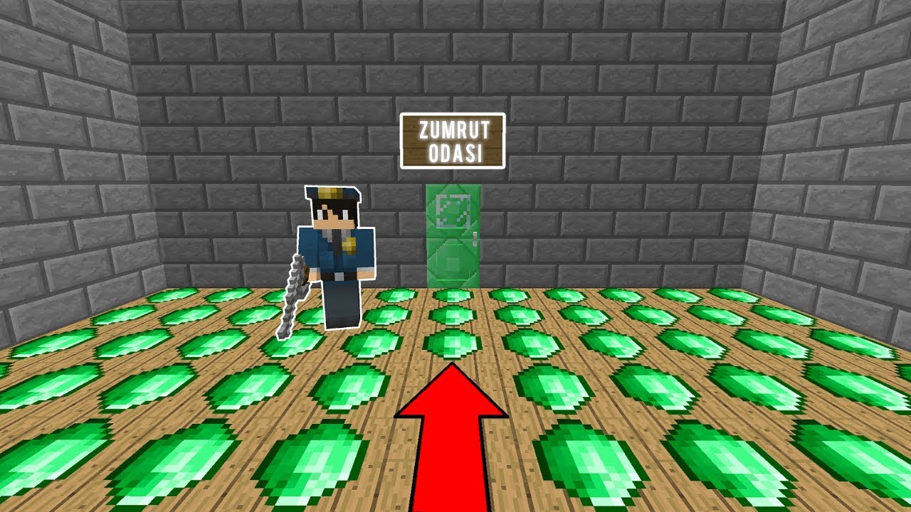 POLİSİN GİZLİ ZÜMRÜT ODASI! 😱 - Minecraft