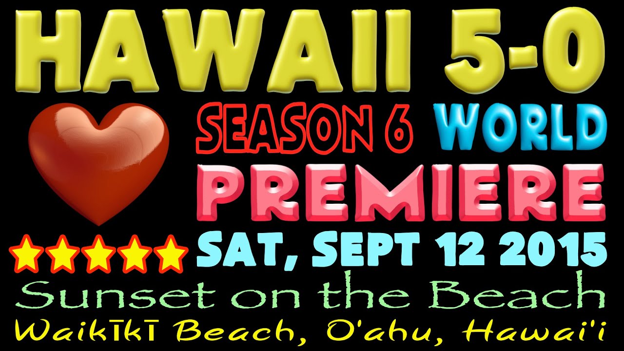Hawaii 5-0 | Sunset on the Beach | Season 6 Premiere | Waikiki, Hawaii