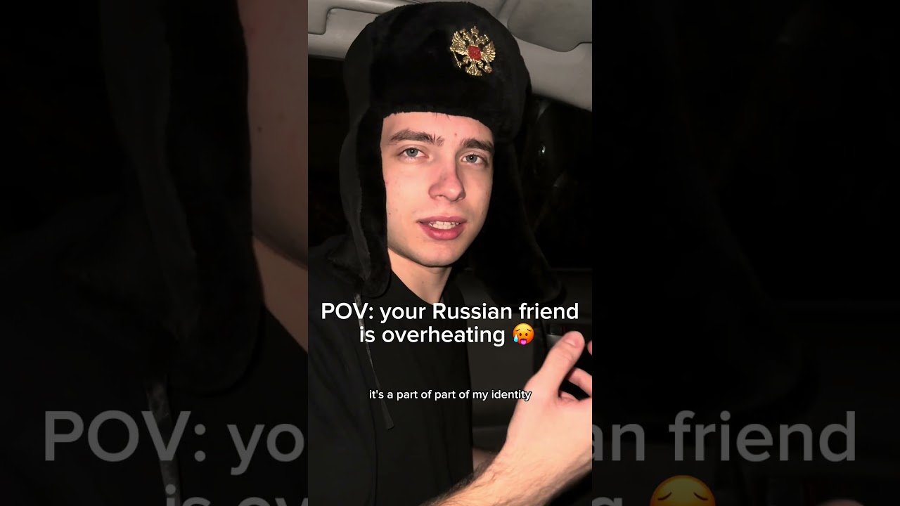 POV: your Russian friend is overheating in the California climate 🌴🥵🇷🇺#russia #russian #slavic