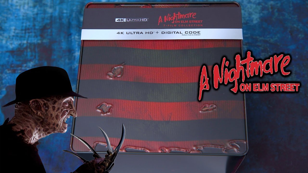 A Nightmare On Elm Street 4K Steelbook Library Case Amazon Exclusive