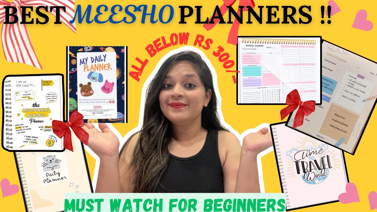 🌼Start your planner journey 💕 Affordable MEESHO planners📒 #meesho #planner #affordable