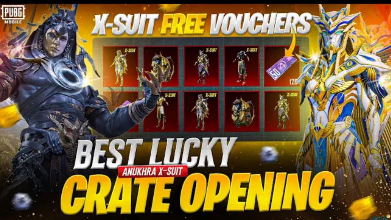 X-SUIT CRATE OPENING PART - 1  | ANUKHRA X-SUIT || 6000 UC | PUBG mobile | Protector Plays.