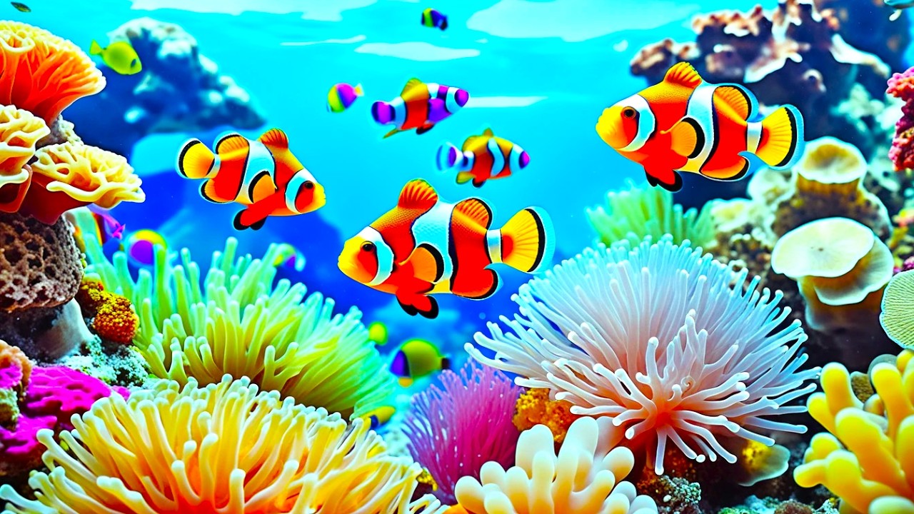 The Best 4K Aquarium - Explore the Stunning World of Sea Jellyfish and Beautiful Coral Reef Fish. #8